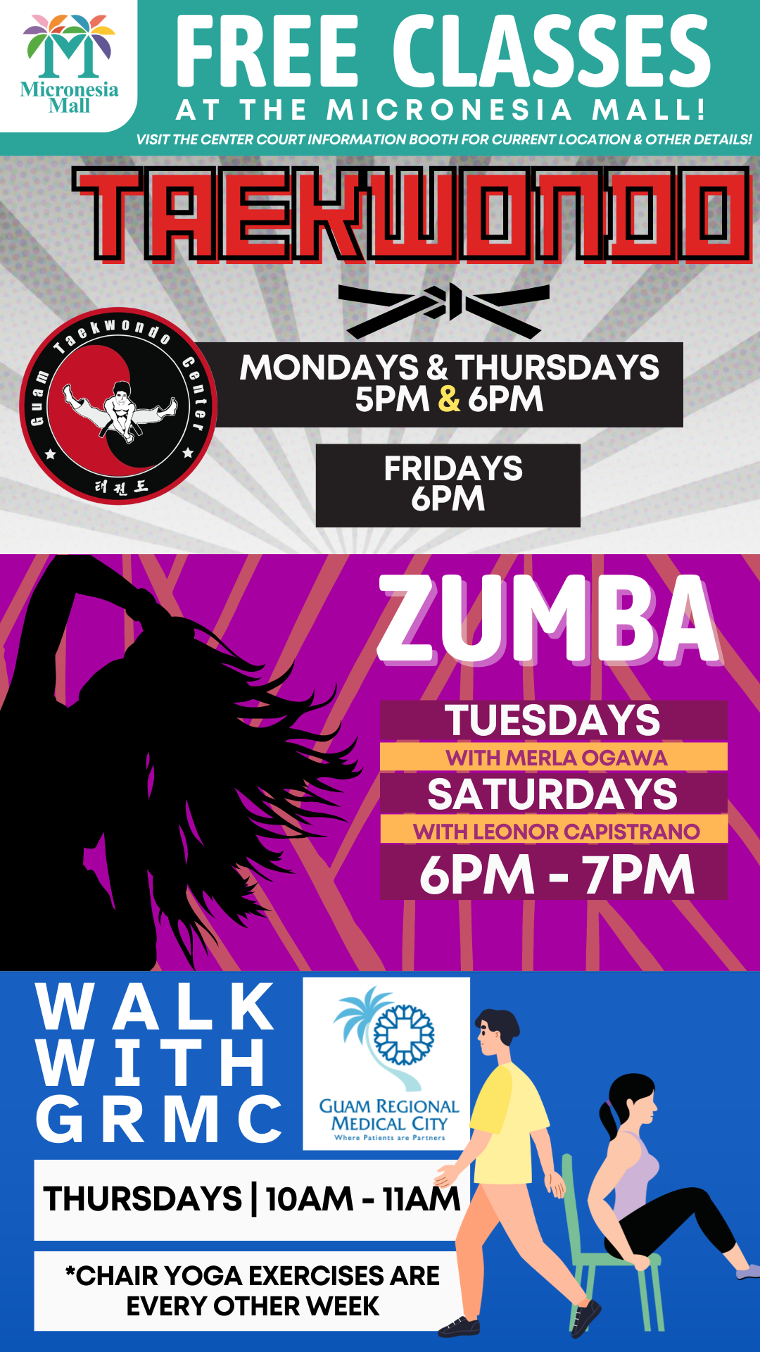 Free Classes At The Mall 2024060712