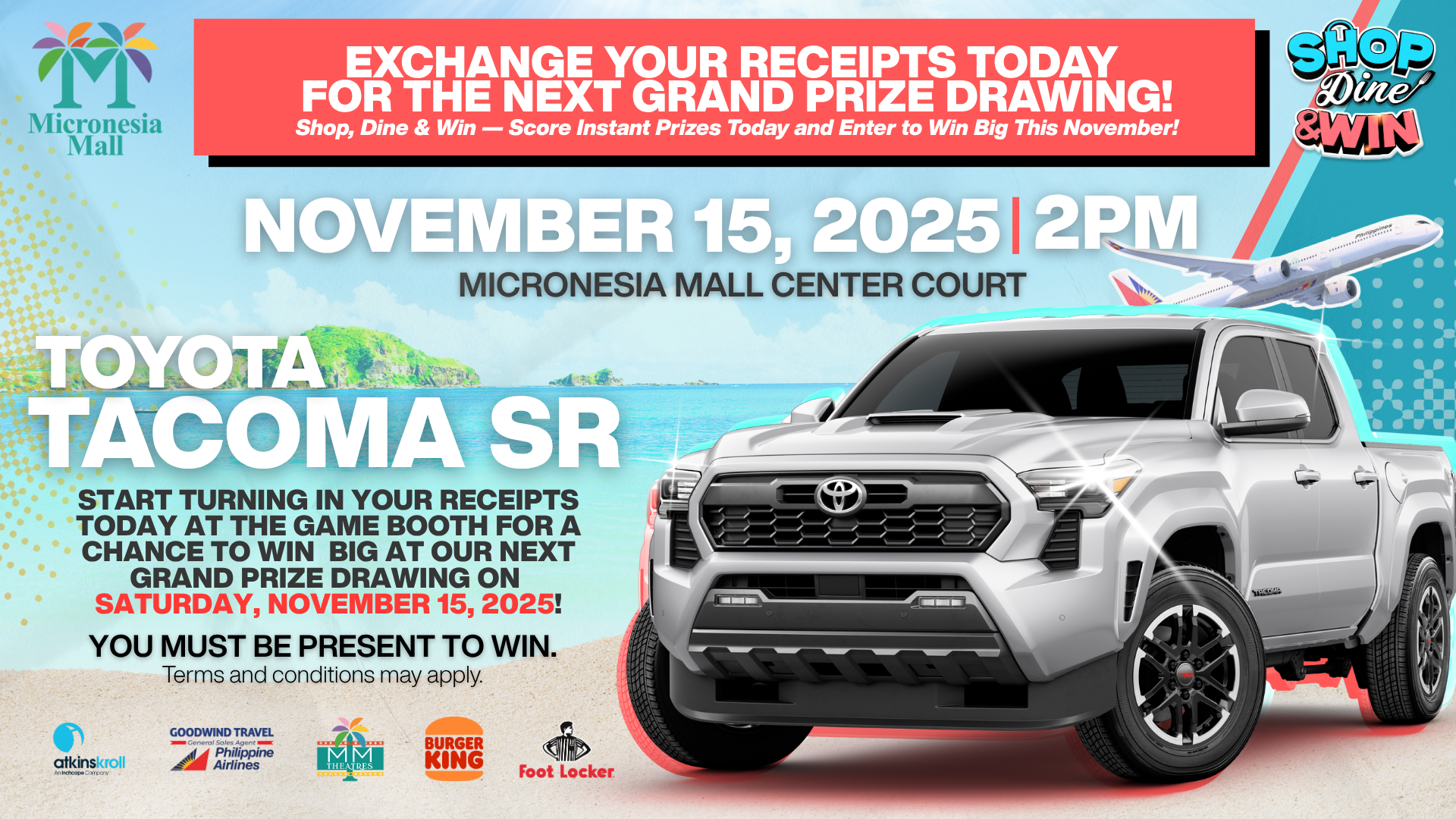 Shop Dine And Win 2025