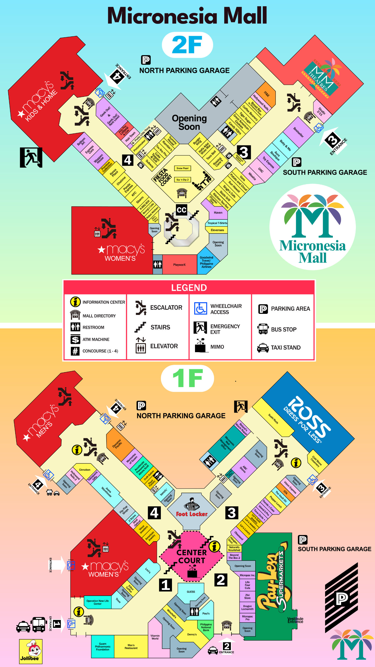 Micronesia Mall Map