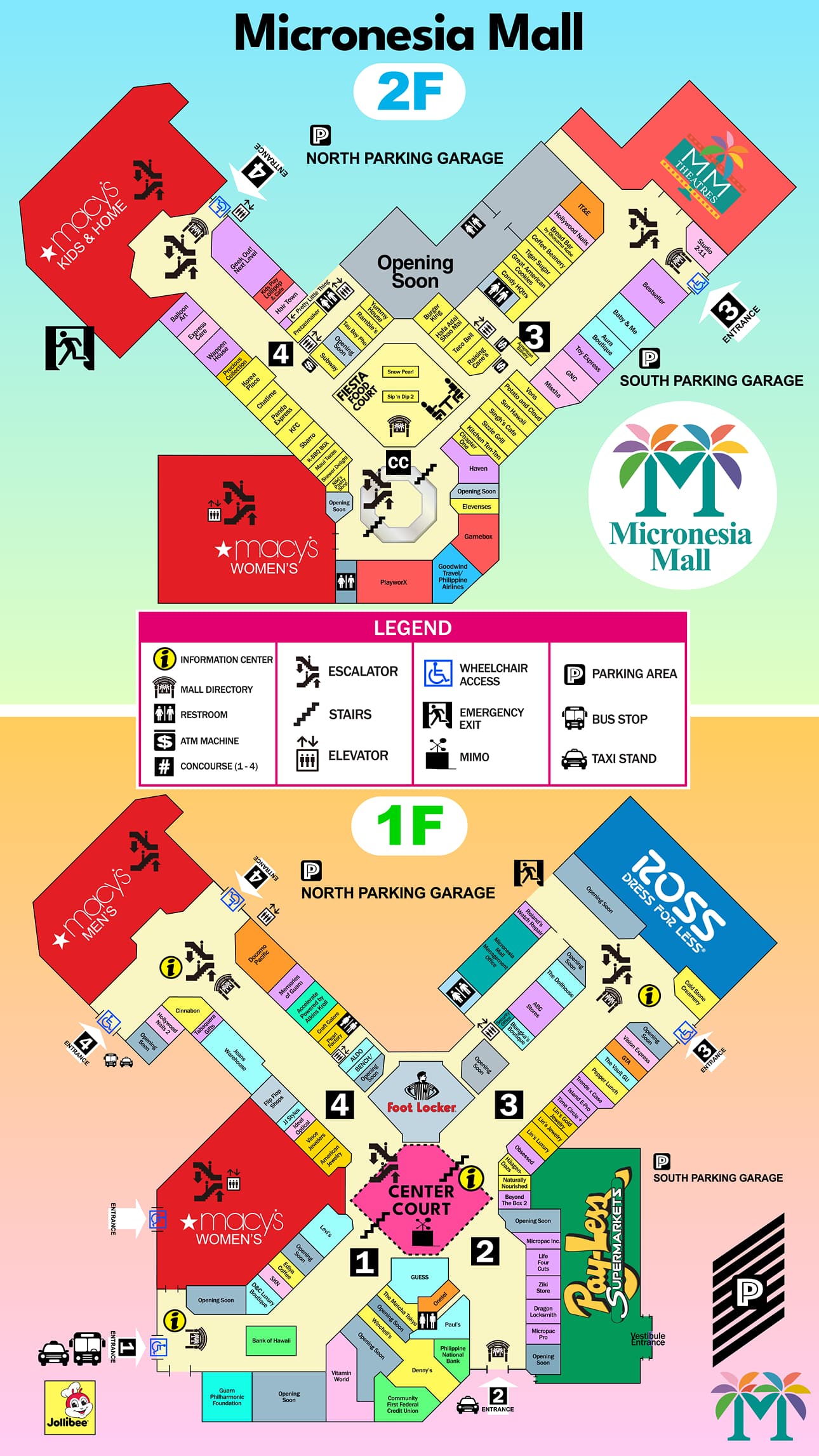 Micronesia Mall Map